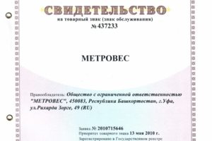 Зарегистрированный торговый знак METROVES.RU