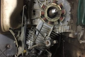 ремонт двигателя на Honda GX390