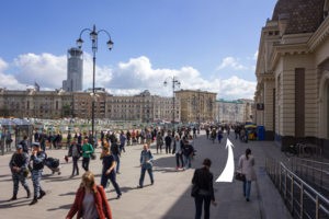 Проход от Павелецкого вокзала