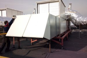 Монтаж приточно-вытяжных систем с газовым подогревом