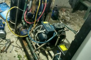 Перезаправка маслом и фреоном холод централи