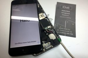 Замена аккумулятора iPhone 6