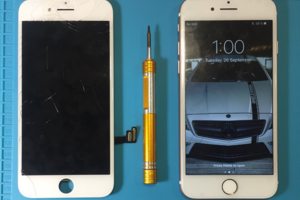 Замена дисплея iPhone 7 на оригинальный за 45 минут.
