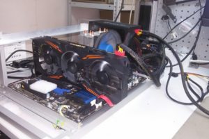 Стенд для диагностики видеокарт