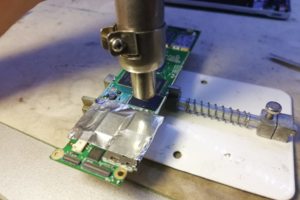 Сложный ремонт, BGA пайка, замена EMMC памяти