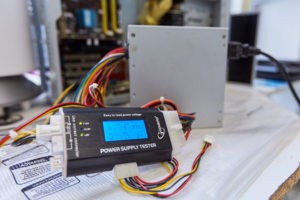 Проверка работоспособности блока питаяния