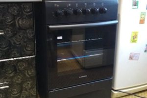 Установка газовой плиты