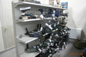 Склад отремонтированного инструмента