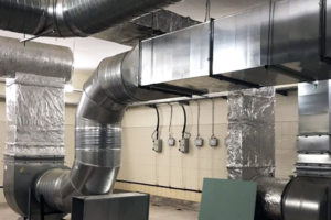 Монтаж системы вентиляции в торгово-развлекательном комплексе