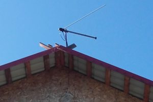 Установка эфирной антенны