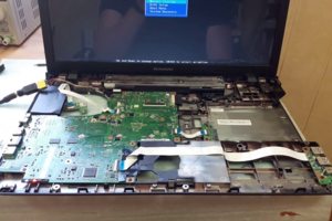 Ноутбук после разборки