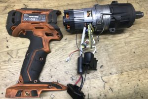 Замена электромотора гайковерта аккумуляторного AEG