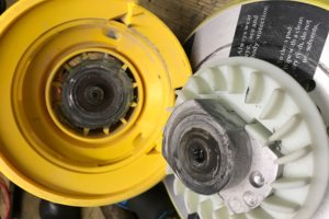 Замена эксцентрика, корпус мотора, подшипники