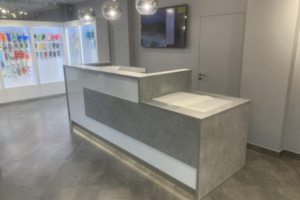 Приемная зона в СЦ.