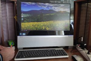 Переустановка Windows, чистка от пыли моноблока. Смена термопаст