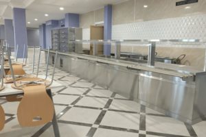 Монтаж оборудования линий раздачи