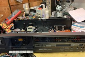 Ремонт магнитафонной деки Техникс