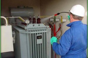 Ремонт масляного трансформатора