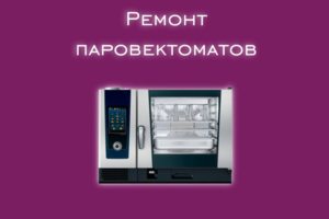 Мы производим ремонт пароконвектоматов всех производителей и мод